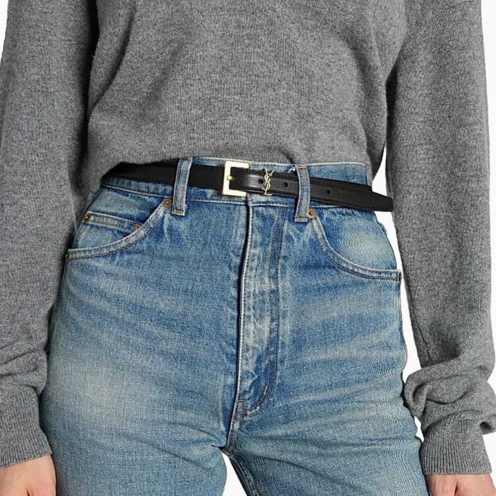 Saint Laurent YSL Cassandre Thin Belt